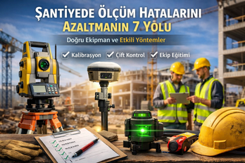 Şantiyede Ölçüm Hatalarını Azaltmanın 7 Yolu: Cihazdan Sürece Tam Kontrol
