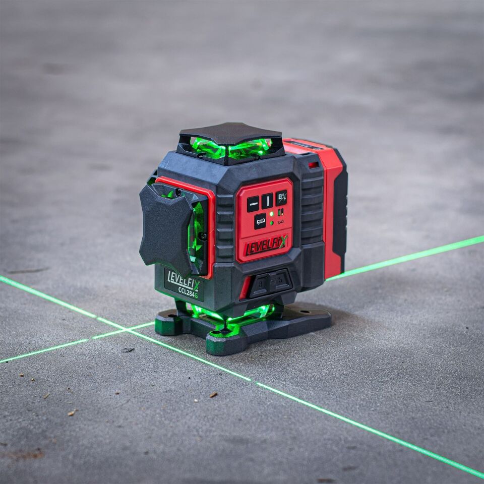 LEVELFİX CCL284G 4D YEŞİL GÖNYE LAZER