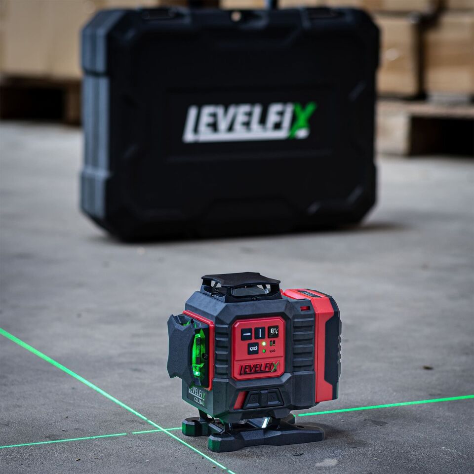 LEVELFİX CCL284G 4D YEŞİL GÖNYE LAZER
