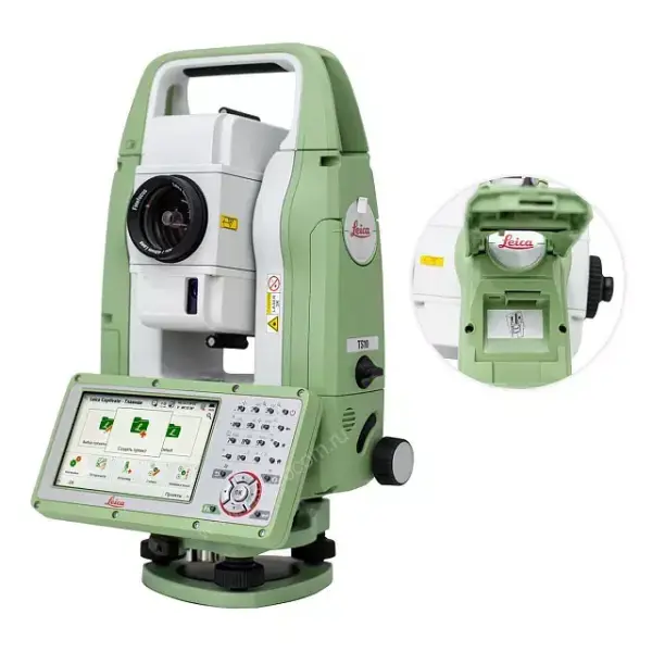 İkinci el Leica Flexline TS10 5'' R500 Total Station