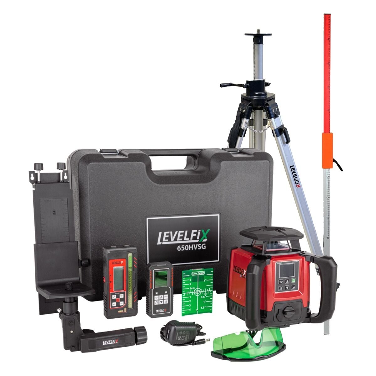 LEVELFİX 650HVSG YEŞİL ROTASYON LAZER TAKIMI