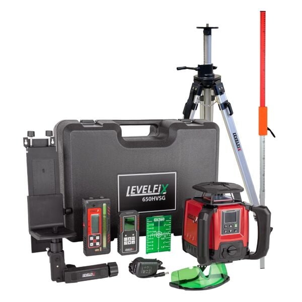 LEVELFİX 650HVSG YEŞİL ROTASYON LAZER TAKIMI